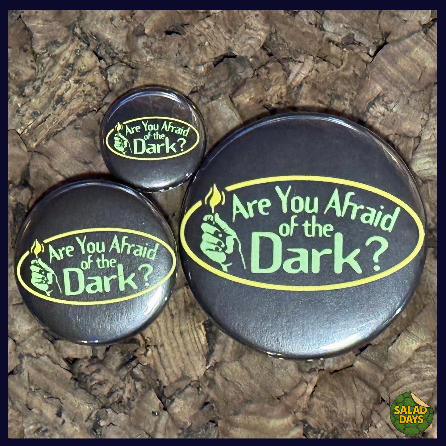 Are You Afraid of the Dark -Button/Bottle Opener- Logo