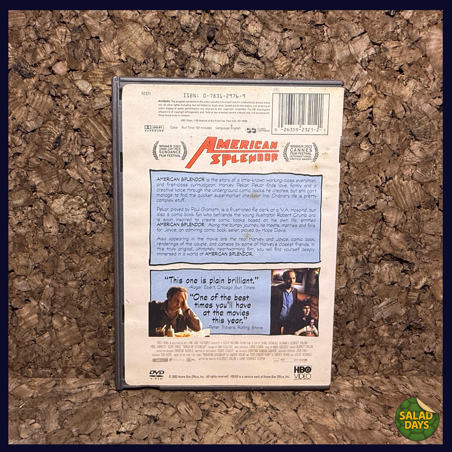 American Splendor -DVD- Paul Giamatti