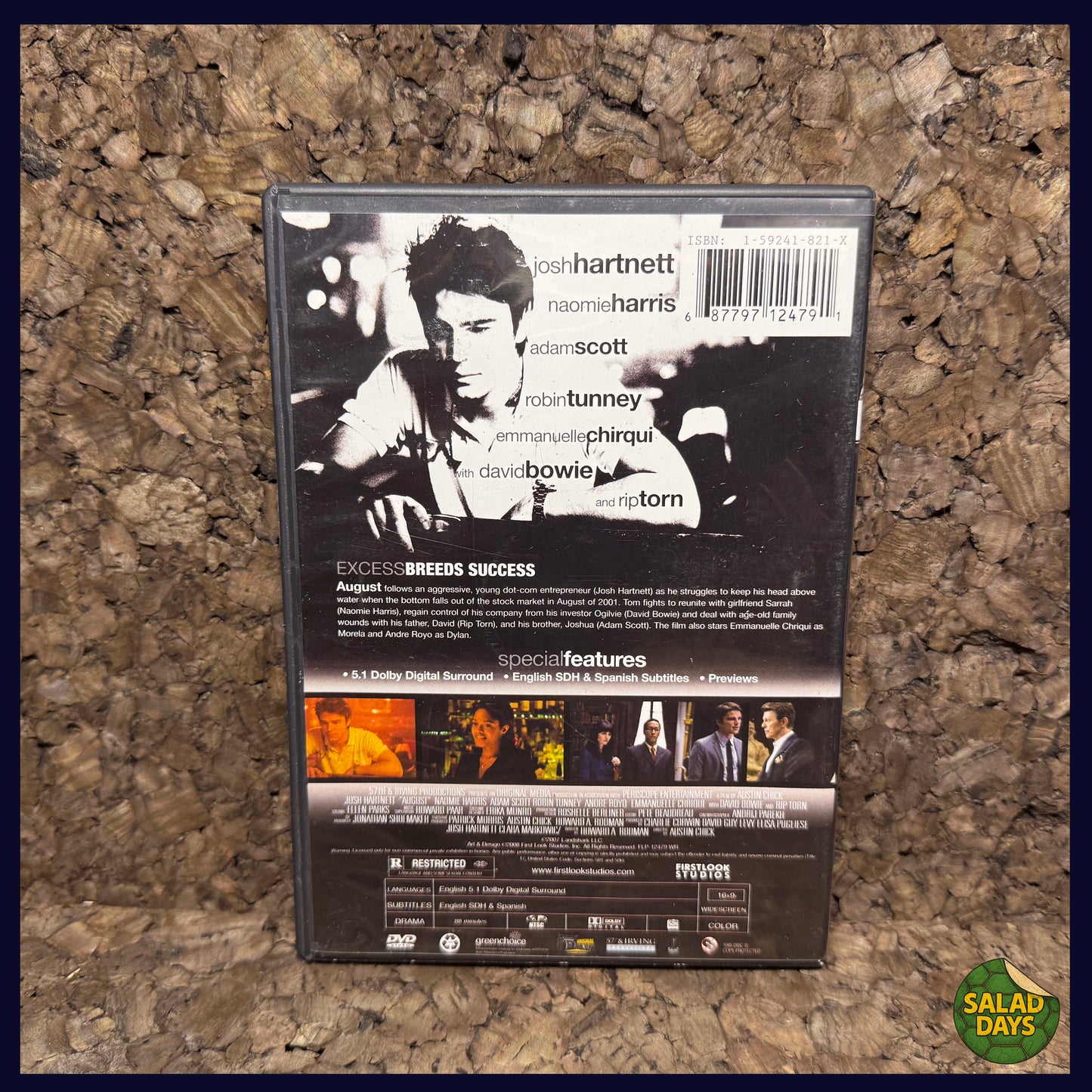 August -DVD- Rental Copy