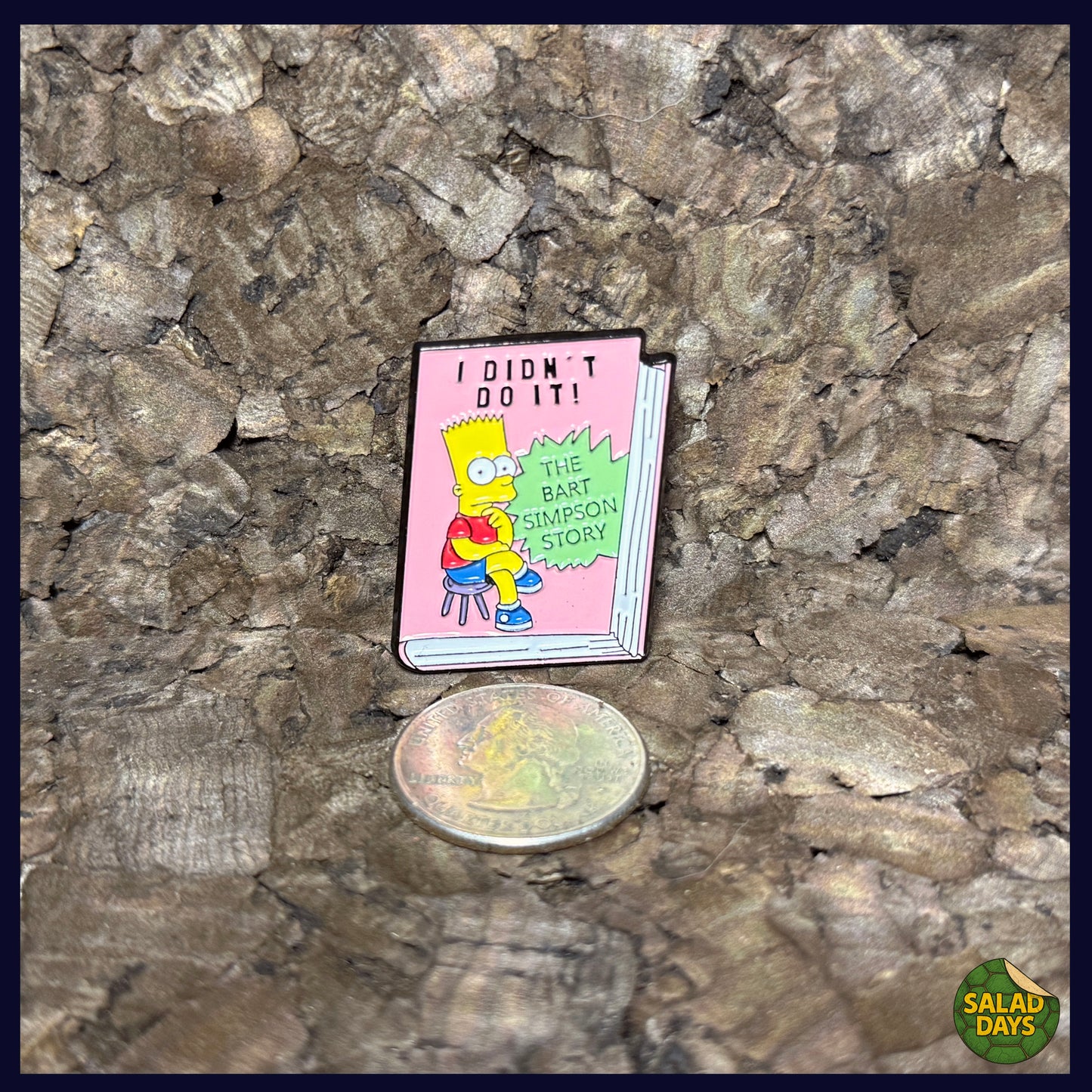 Bart's Memoir -Enamel Pin- The Simpsons