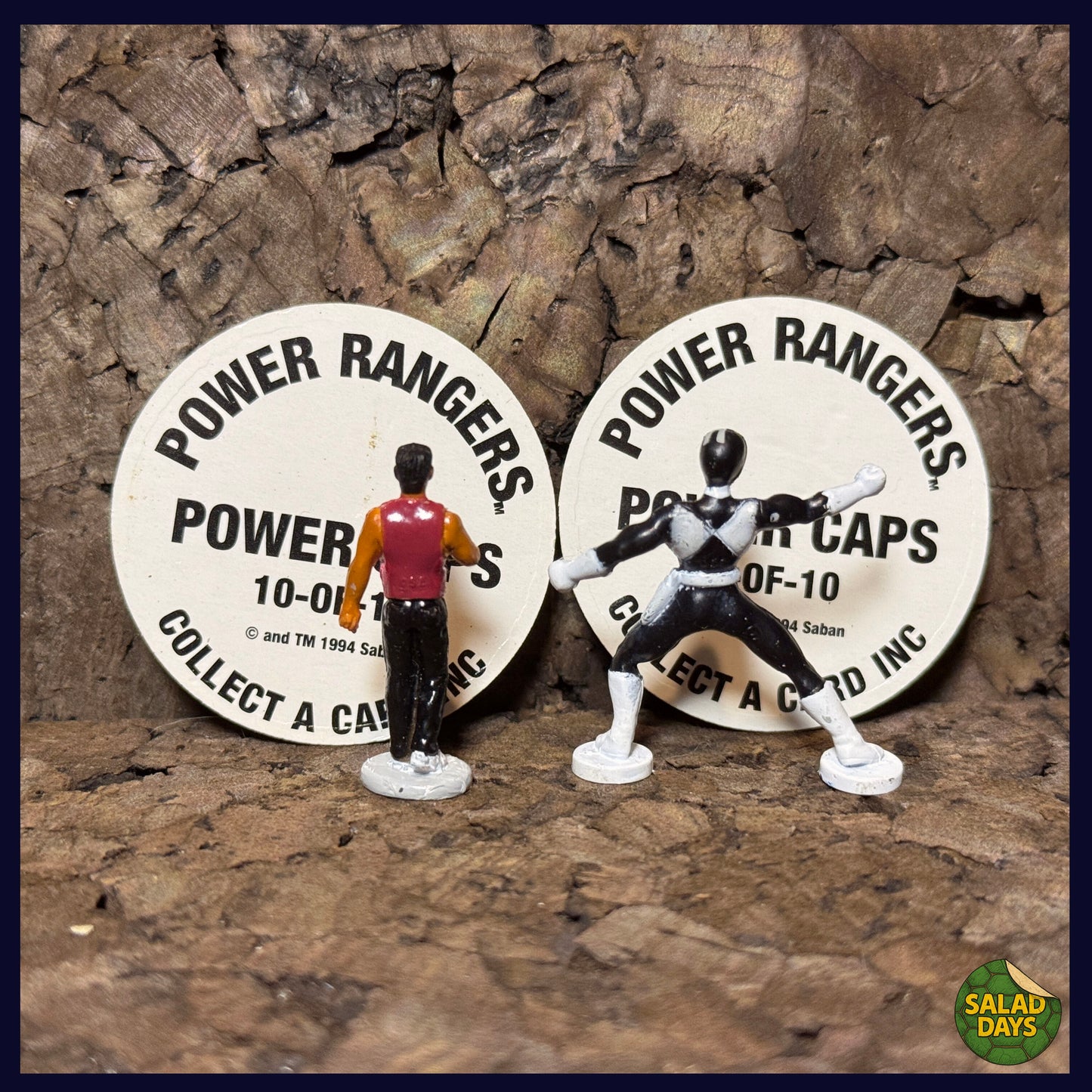 Mighty Morphin Power Rangers -Pack #2 Black Ranger- Micro Machines