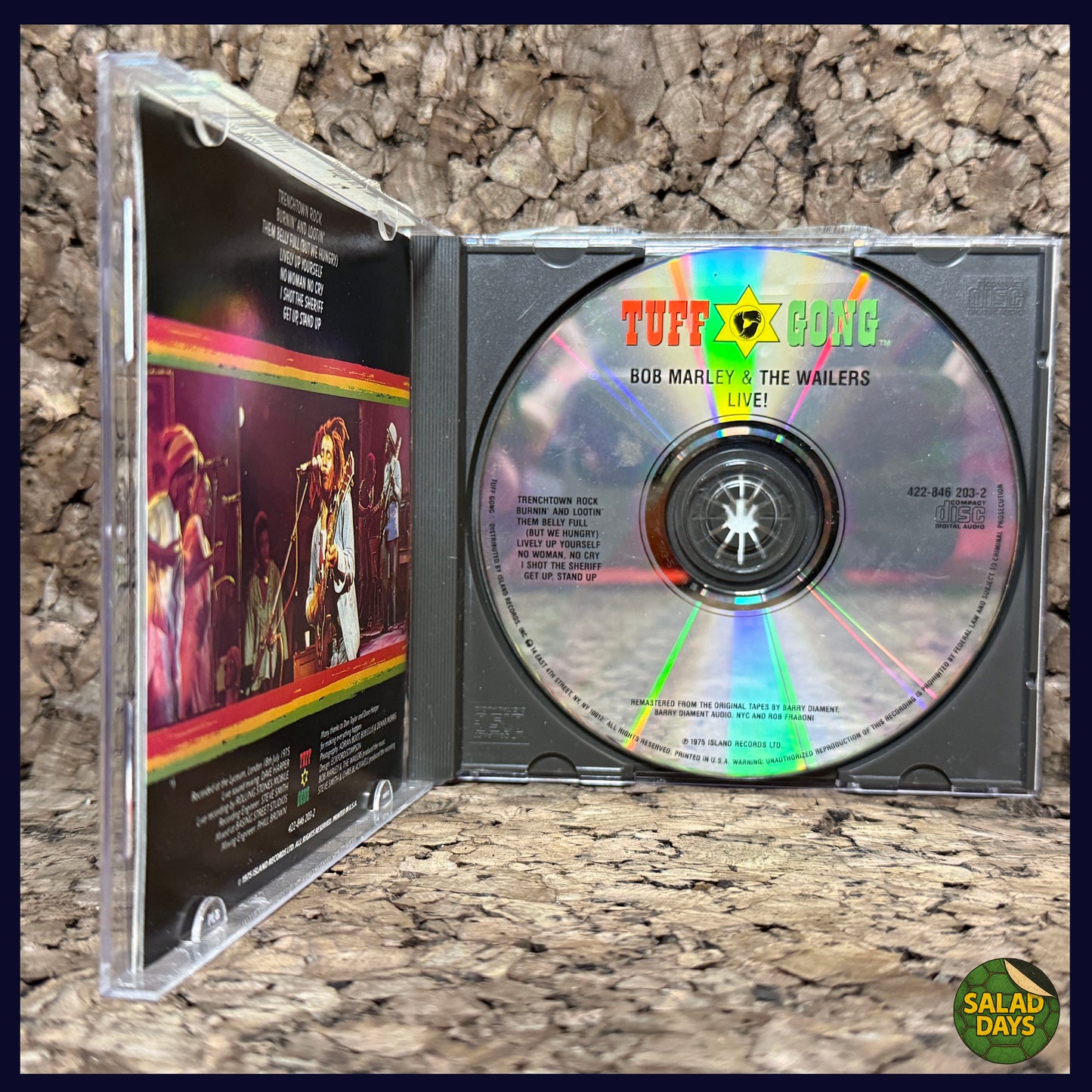 Bob Marley & The Wailers -CD- Live
