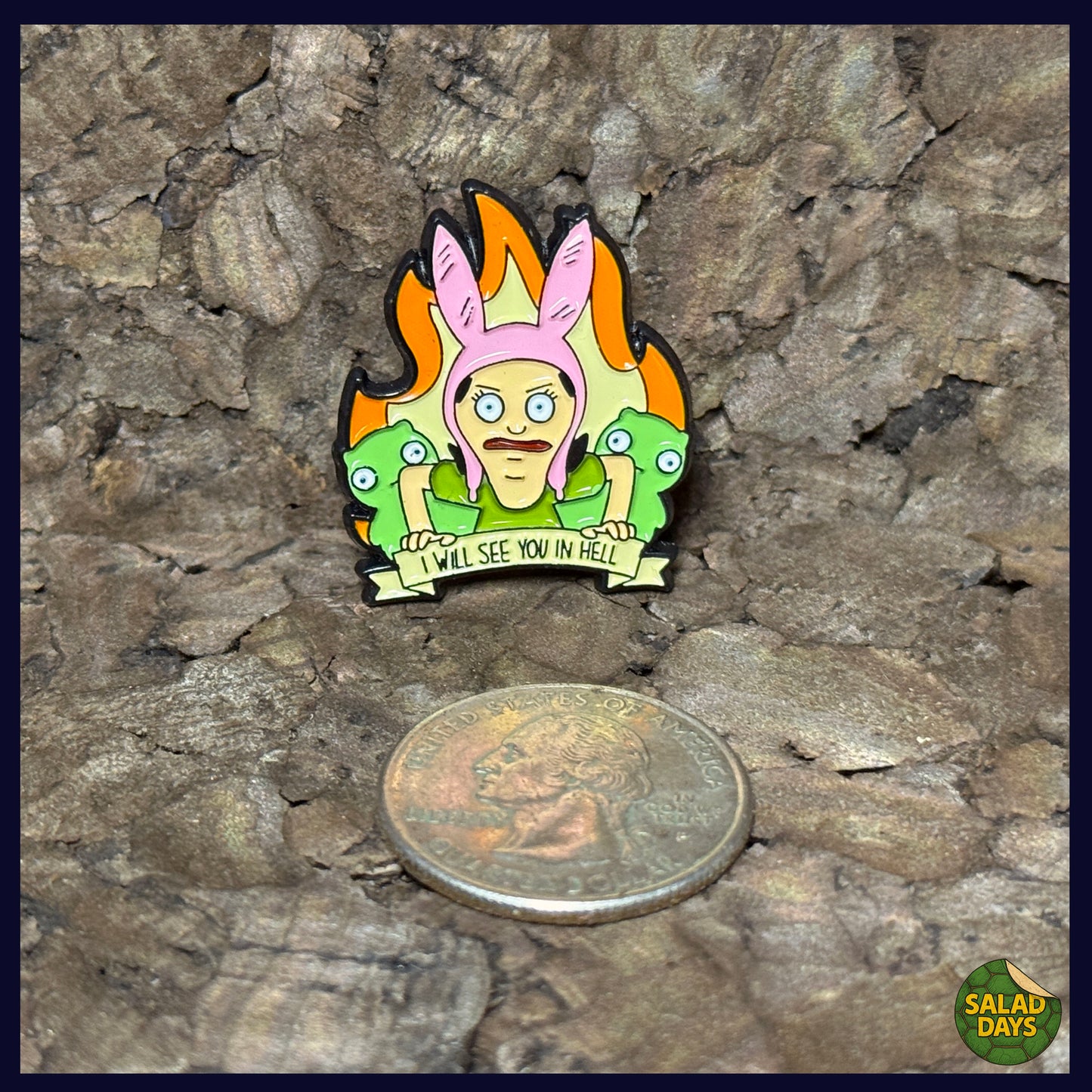 Bob's Burgers -Enamel Pin- See You In Hell