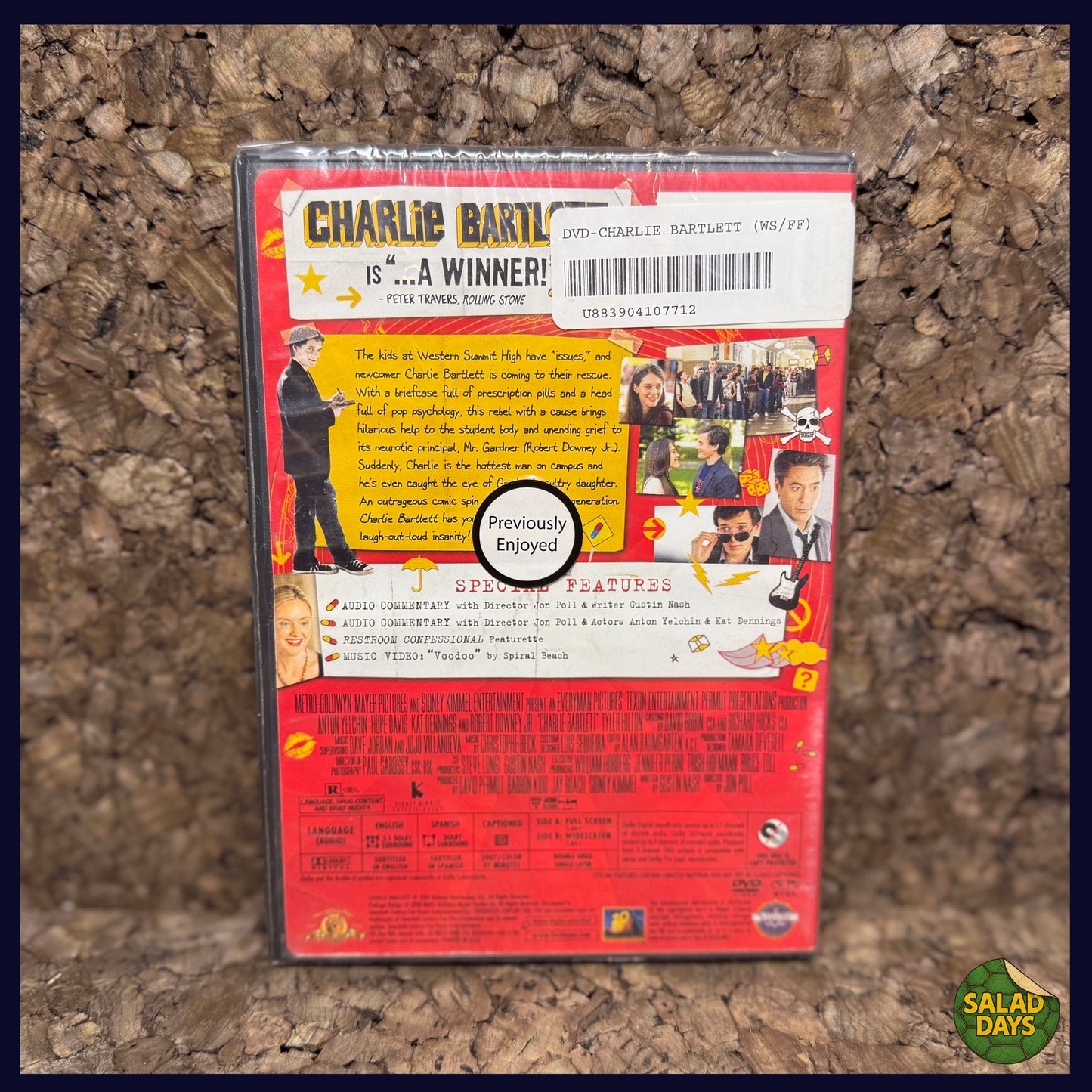 Charlie Bartlett -DVD- Rental Copy