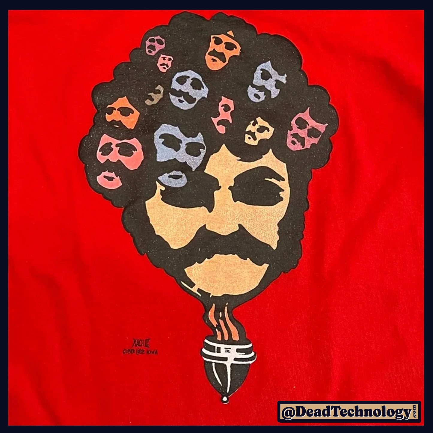 Trippy Head -Large- Baseball T Shirt