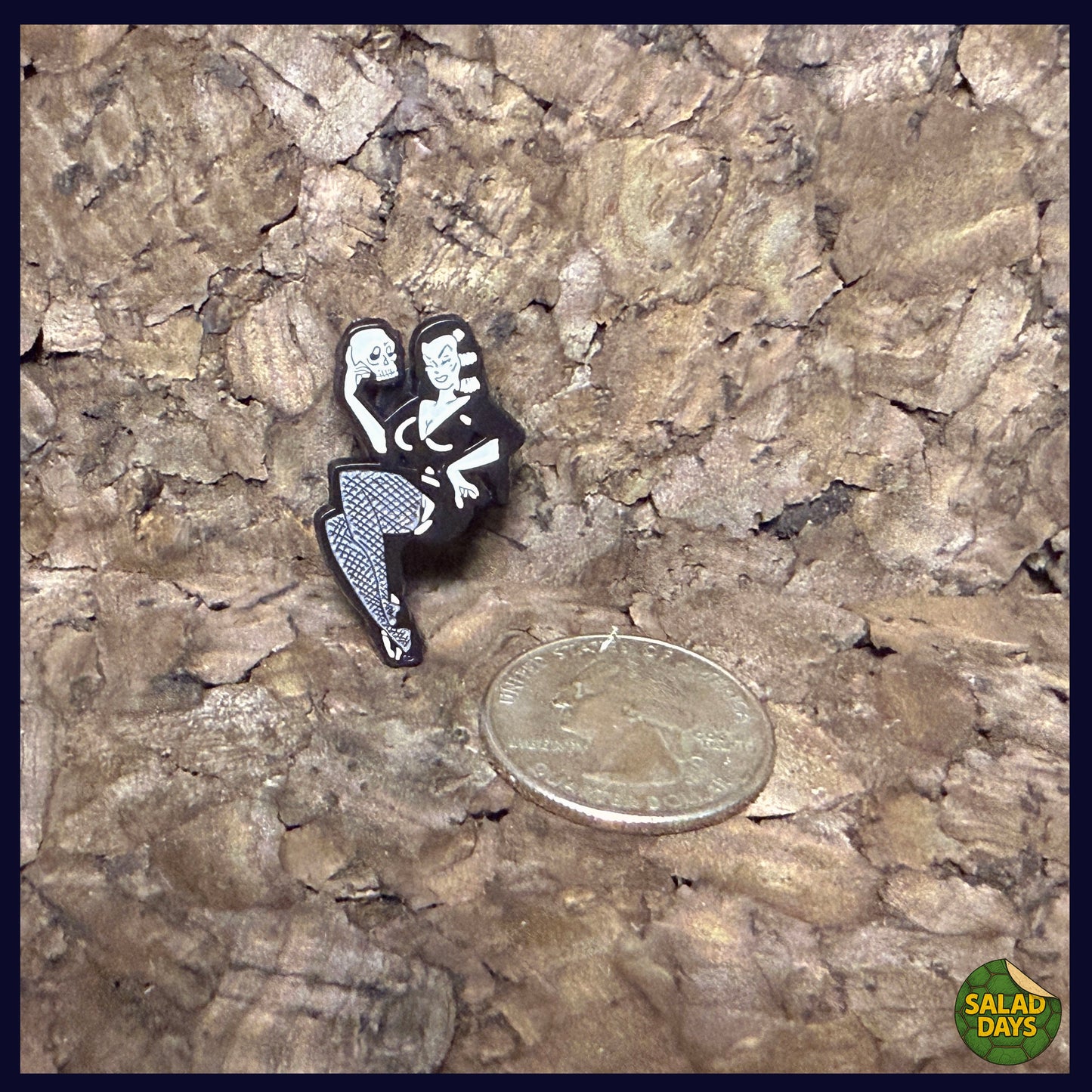 Pin Up Ghoul -Enamel Pin-