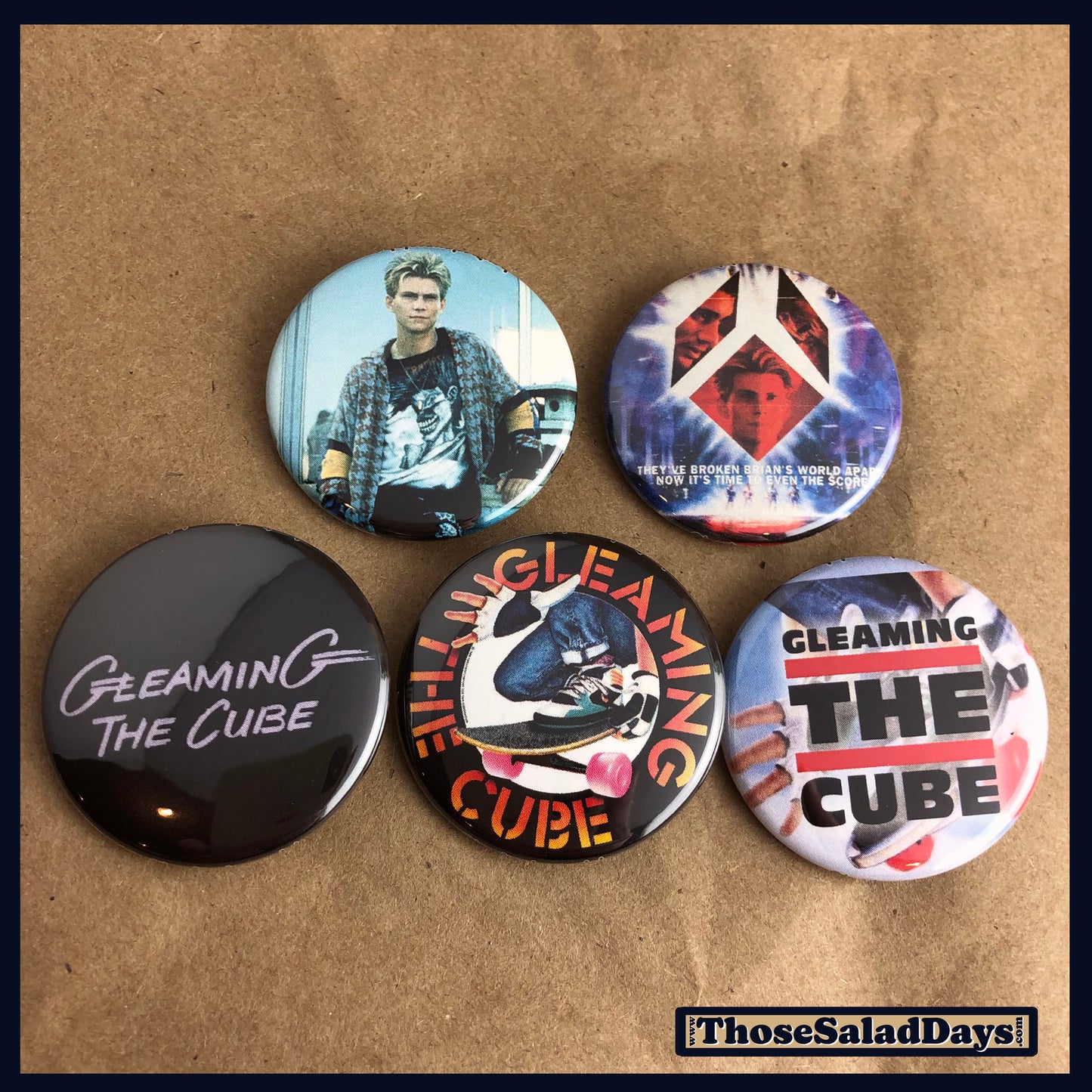 Gleaming The Cube -Buttons- 5 Pack