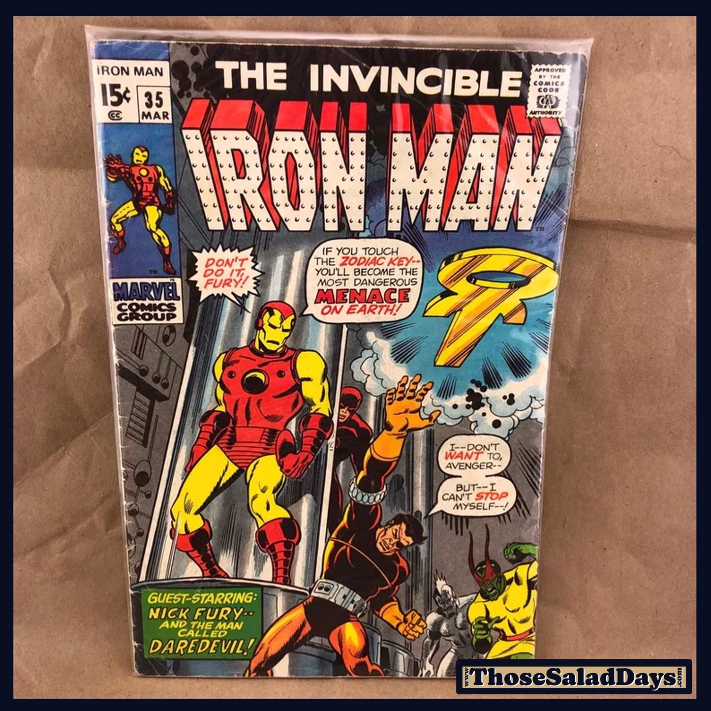 The Invincible Iron Man #35 -Marvel Comic-