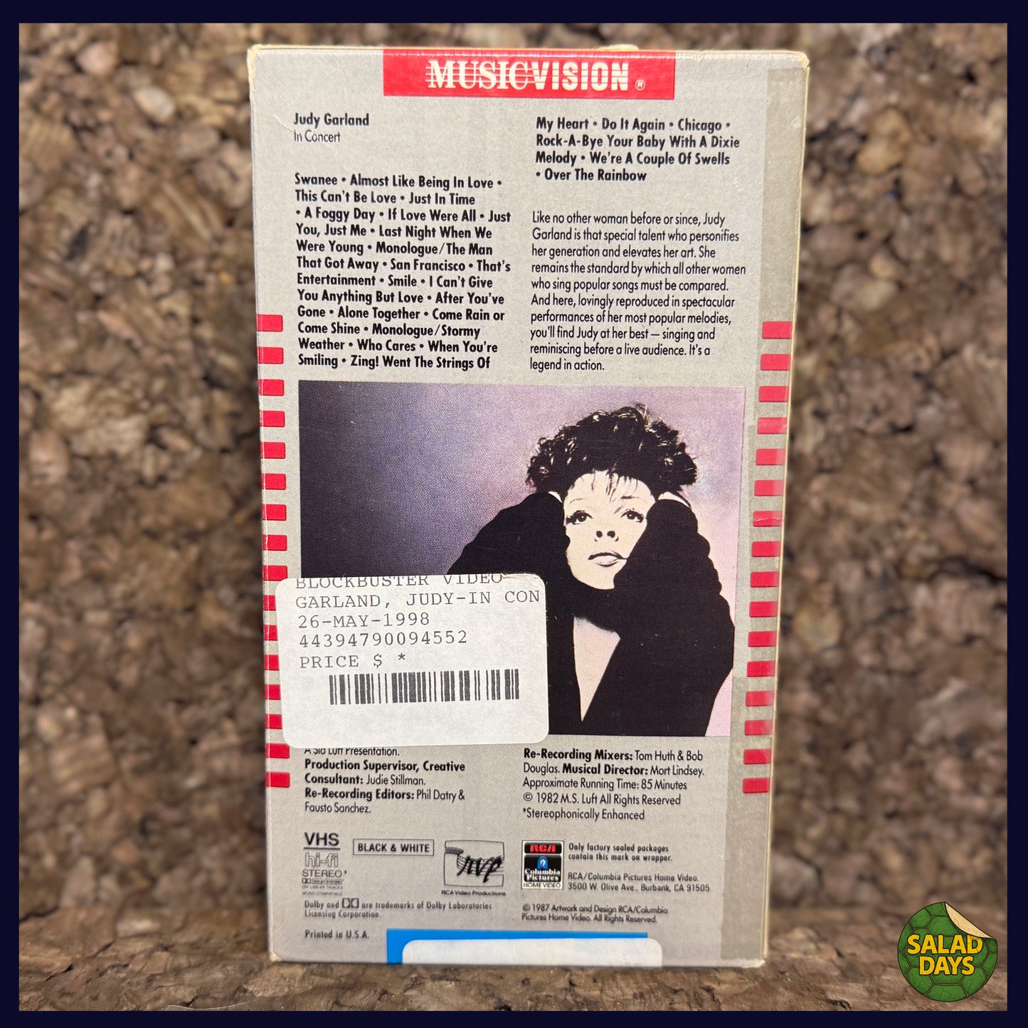 Judy Garland -VHS- Live In Concert