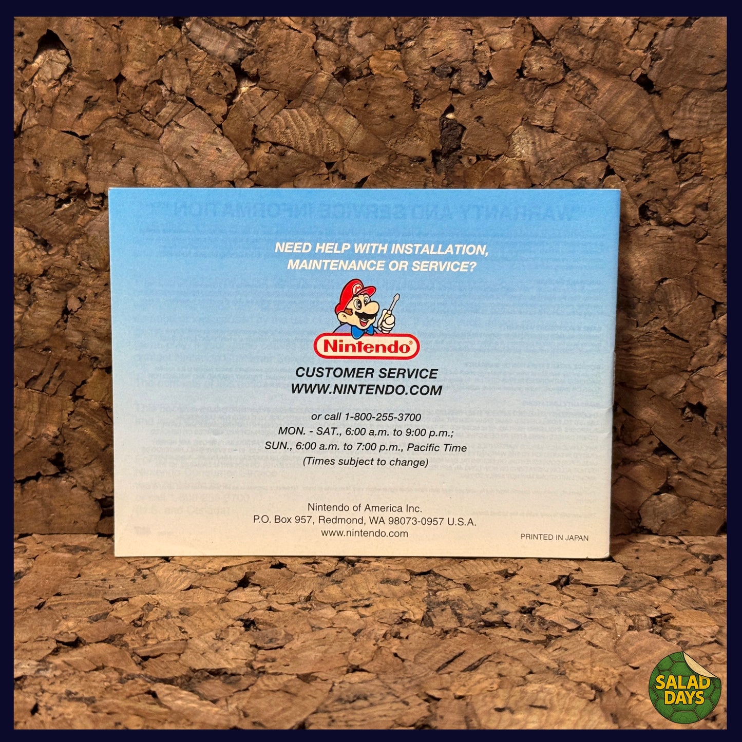 Super Mario Advance 3 -GameBoy Advance- Manual