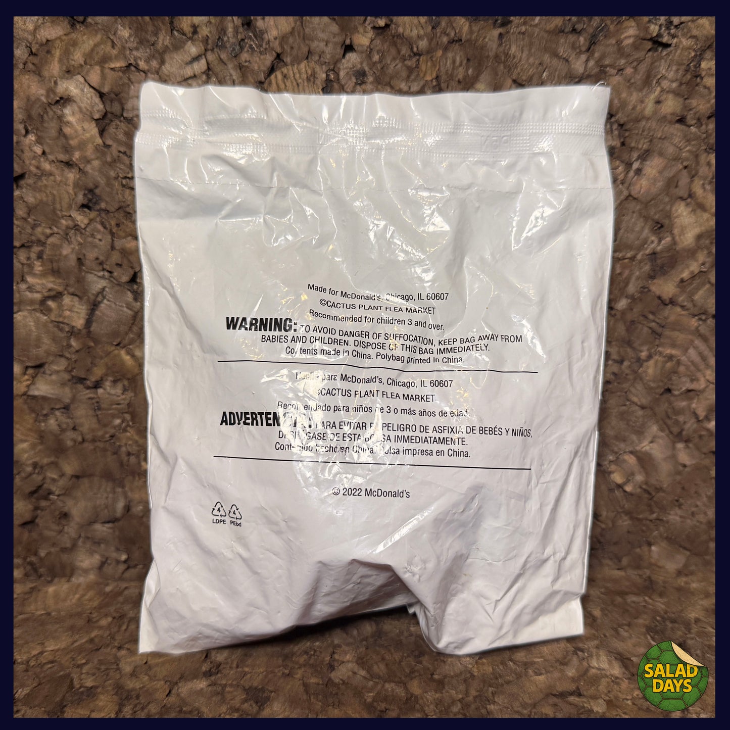 McDonald's -Grimace- Cactus Plant Adult Kid's Meal Toy Sealed