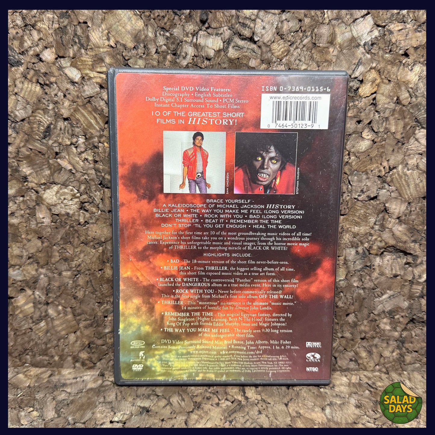 Michael Jackson -DVD- History Video Greatest Hits