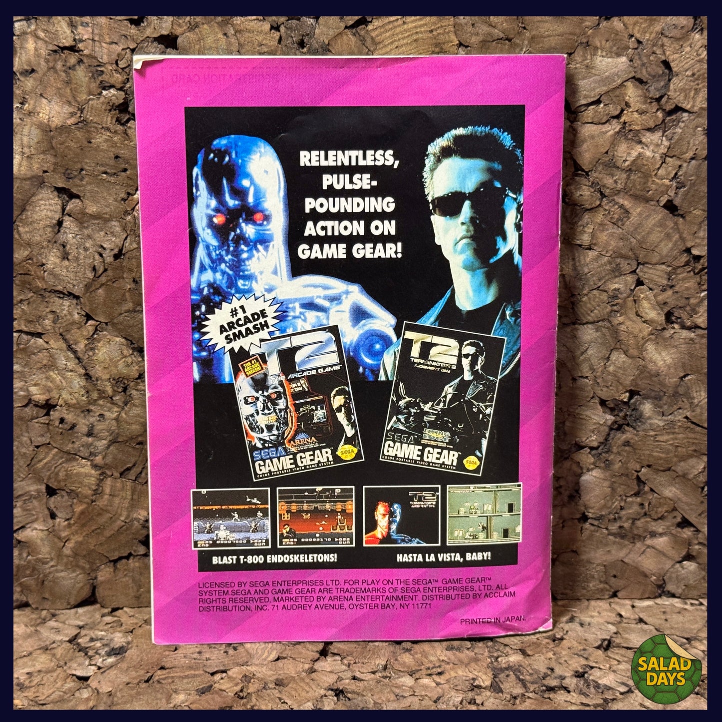 Mortal Kombat -Box & Manual Only- Sega Game Gear