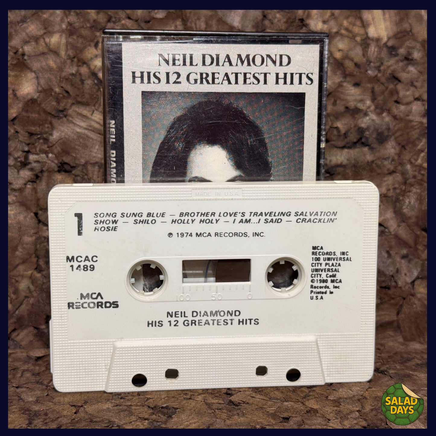 Neil Diamond -Cassette Tape- 12 Greatest Hits
