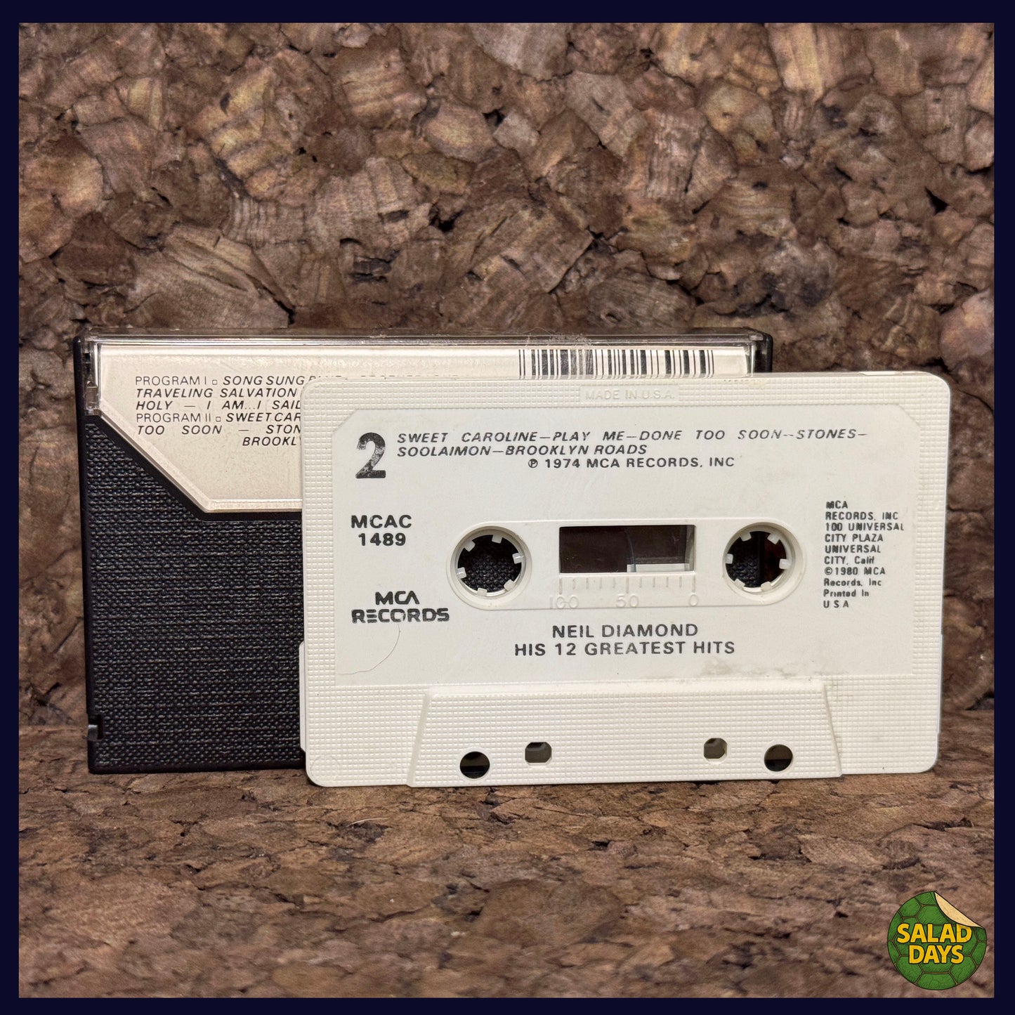 Neil Diamond -Cassette Tape- 12 Greatest Hits