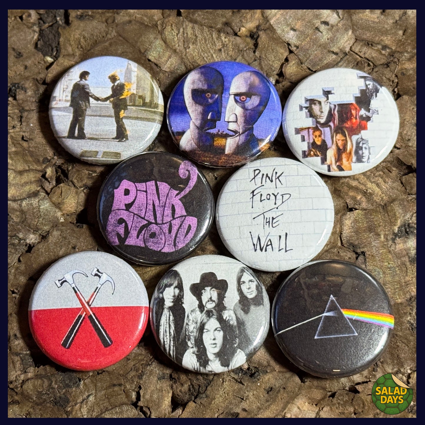 Pink Floyd -Buttons- 8 Pack