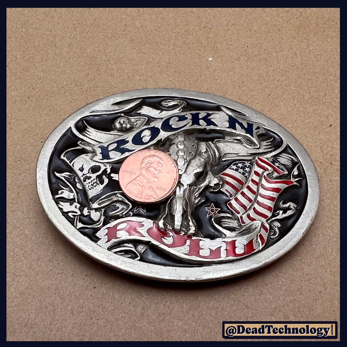 Rock & Roll -Belt Buckle-