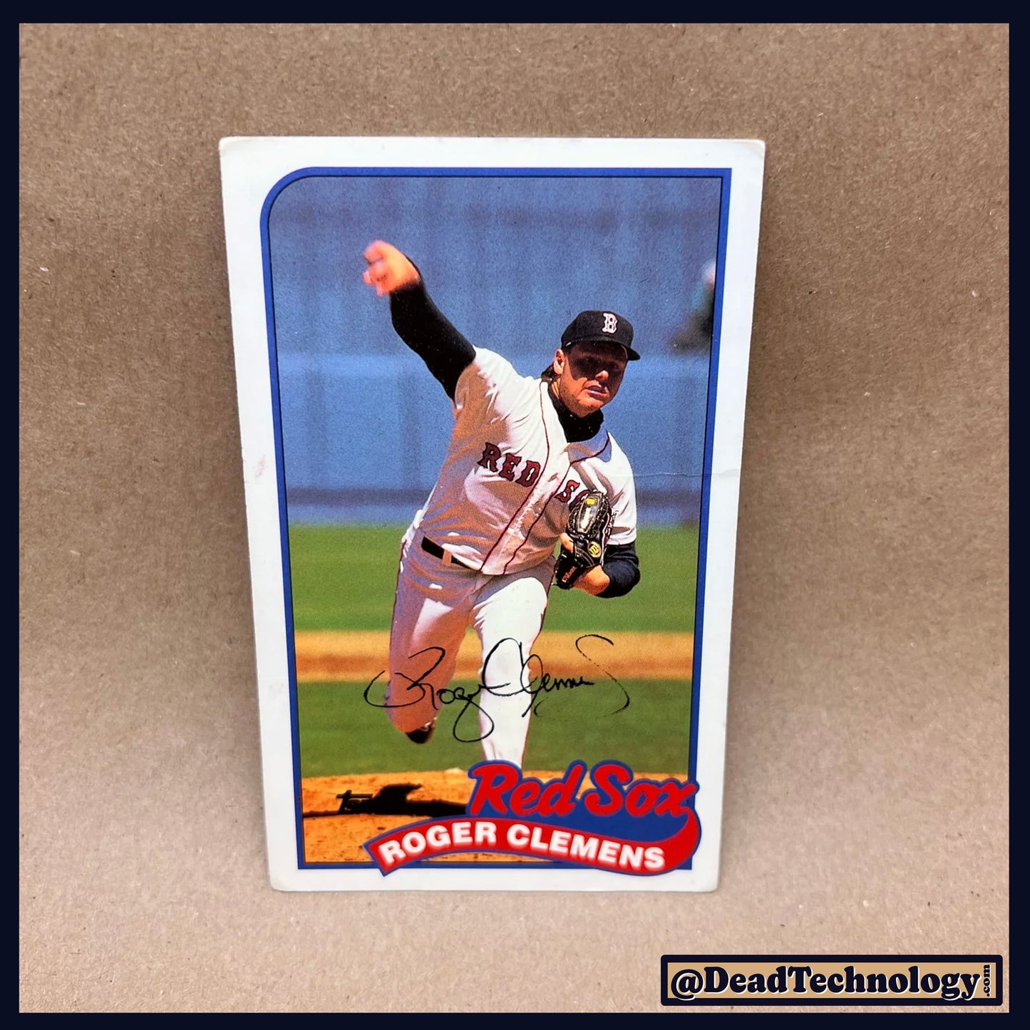 Roger Clemens -Topp's Baseball Talk Card- Baseball Card