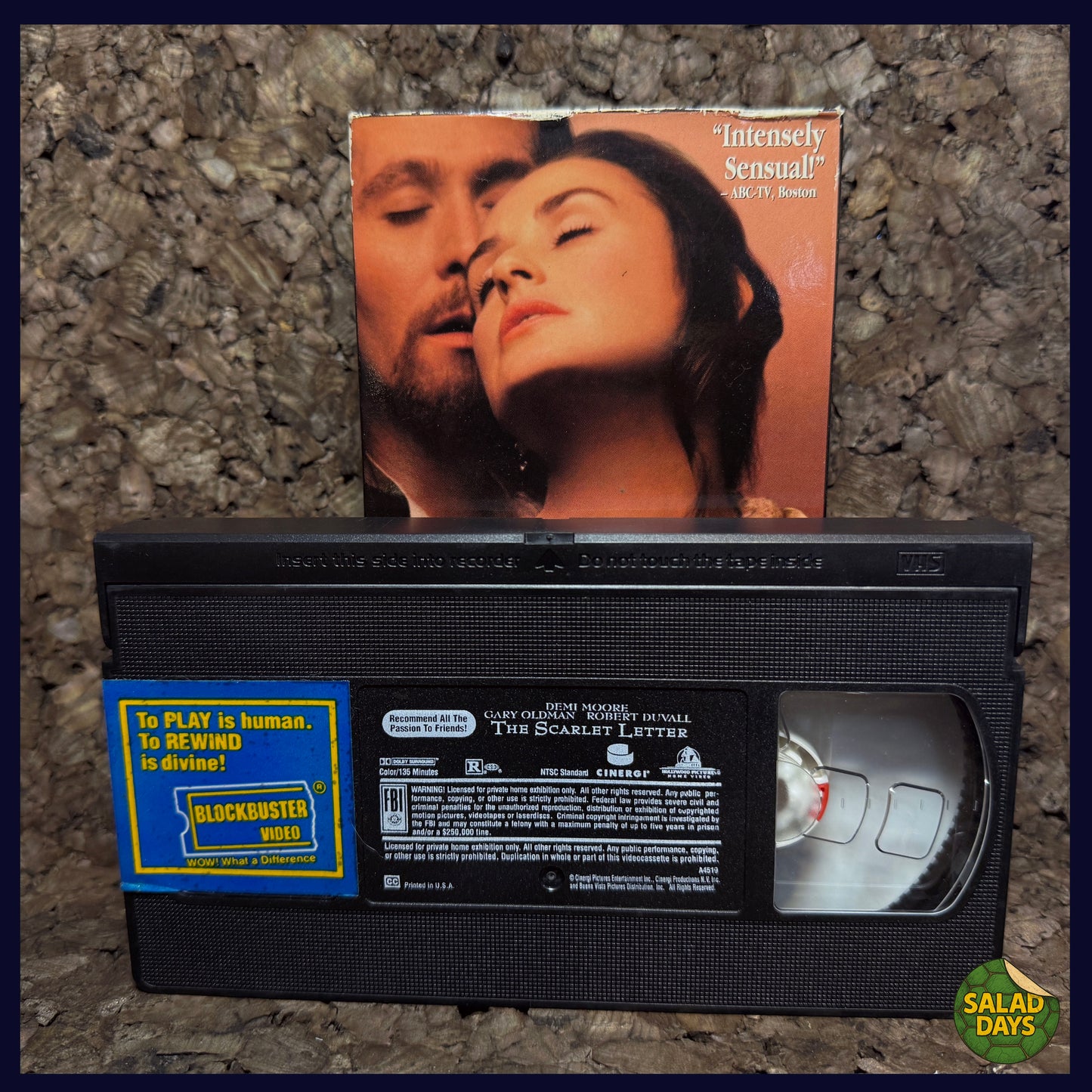 Scarlet Letter -VHS- Blockbuster Rental
