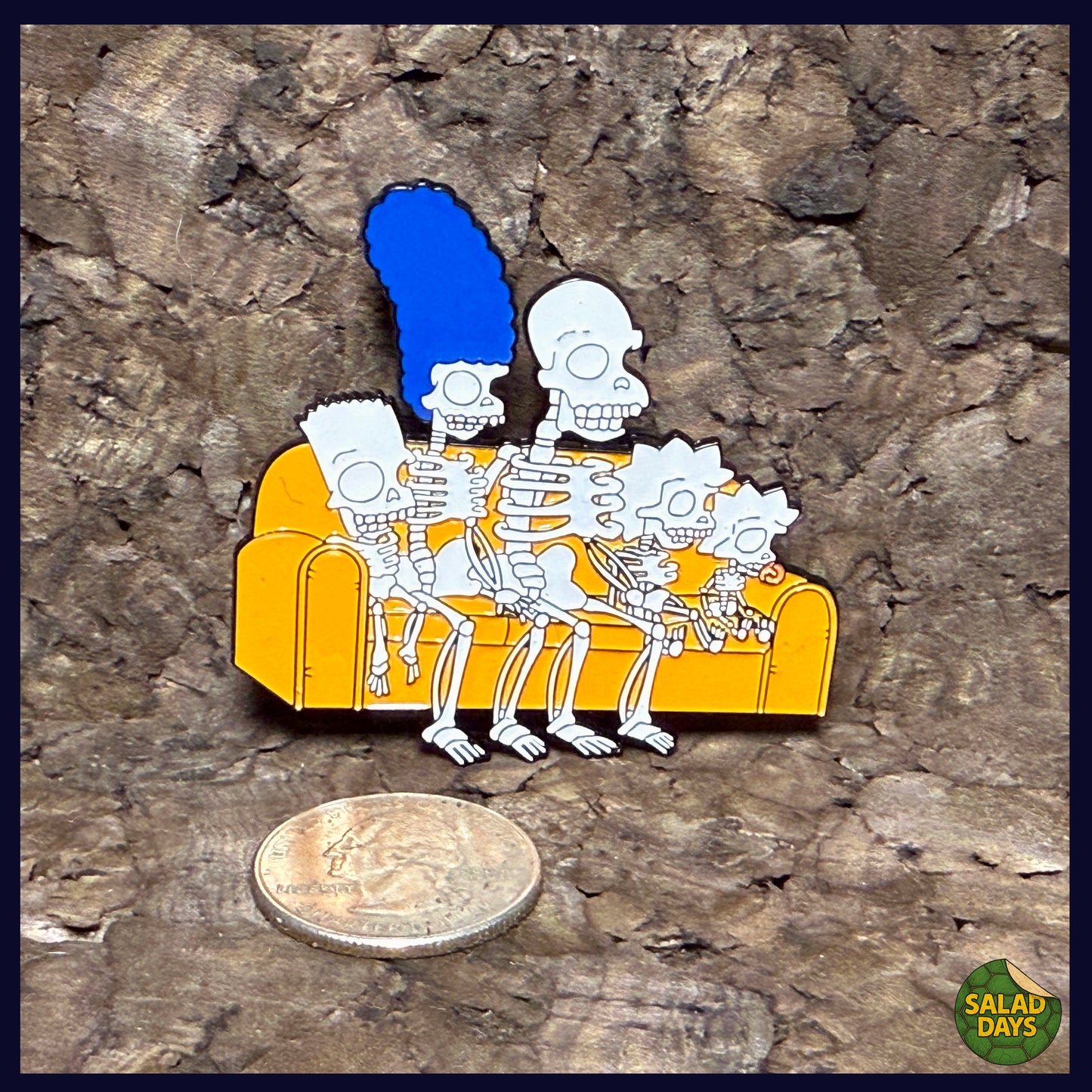 Simpsons -Enamel Pin- Dead Couch Gag