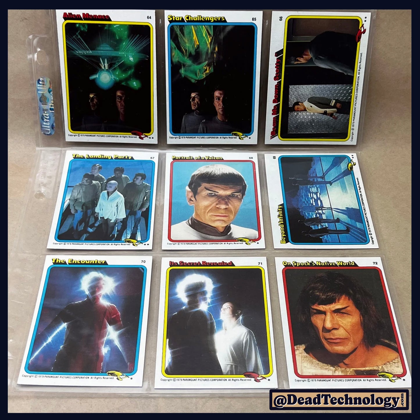 Star Trek: The Movie -Trading Cards- Complete Set
