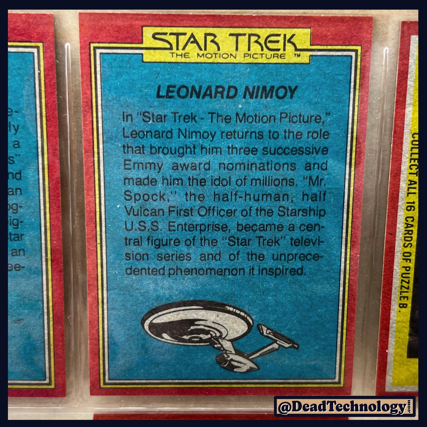 Star Trek: The Movie -Trading Cards- Complete Set