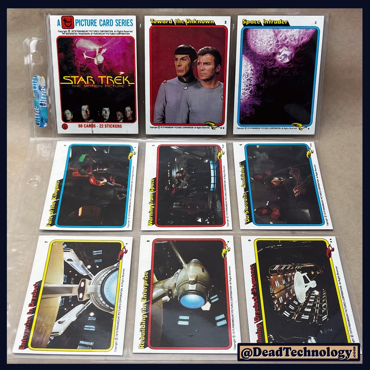 Star Trek: The Movie -Trading Cards- Complete Set