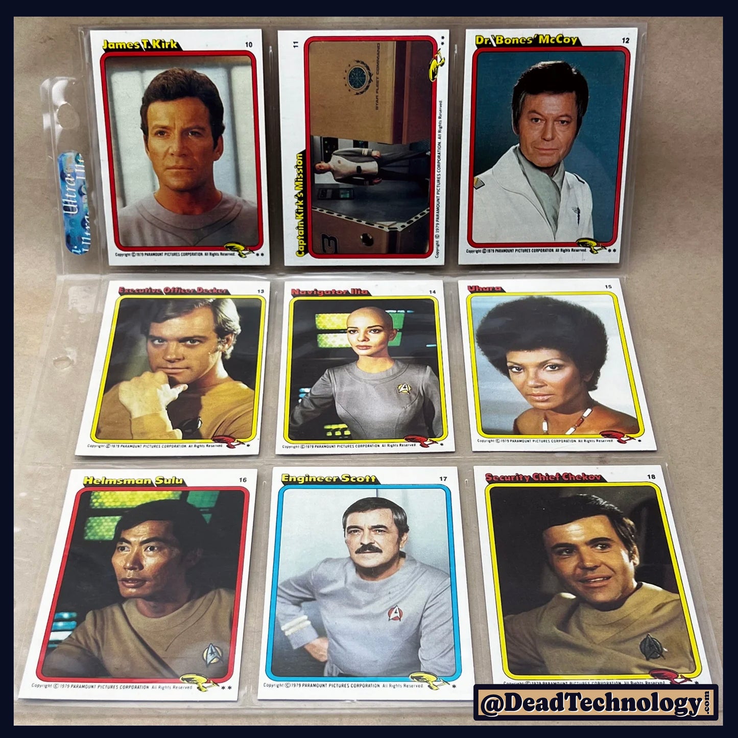 Star Trek: The Movie -Trading Cards- Complete Set