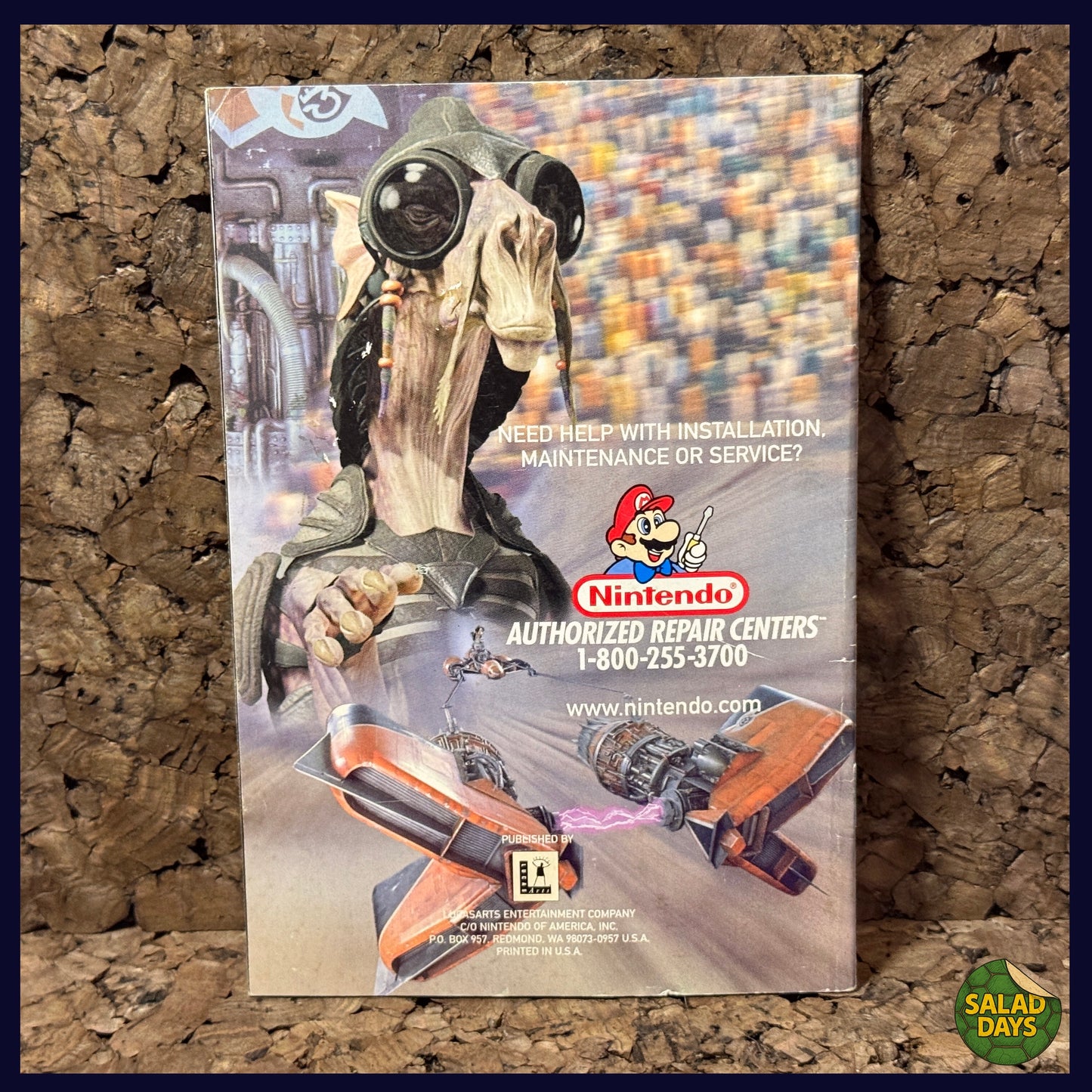 Star Wars: Episode One Racer -Nintendo 64- Manual