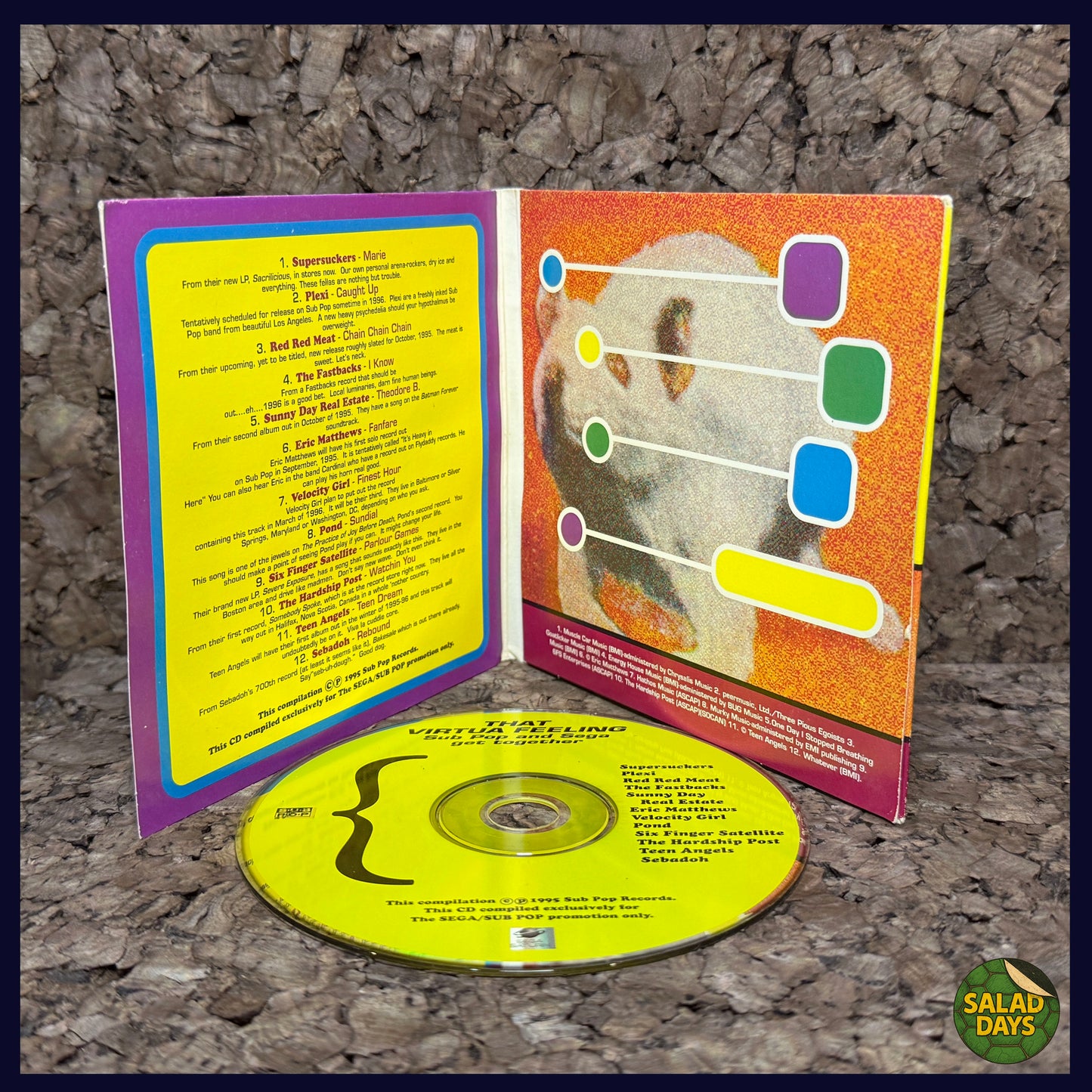 SubPop and Sega Get Together -Sega Saturn Promo CD-