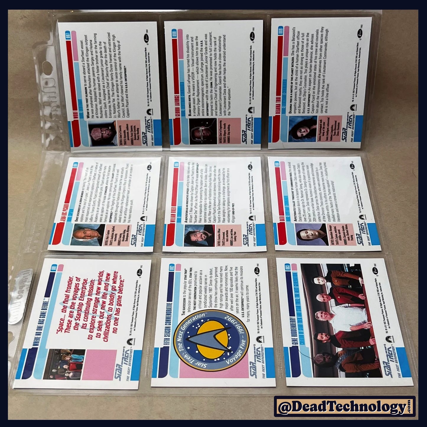 Star Trek: Next Generation -Trading Cards- Complete Set