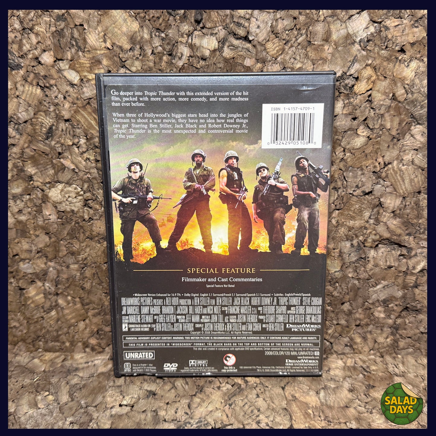 Tropic Thunder -DVD- Blockbuster Video Rental