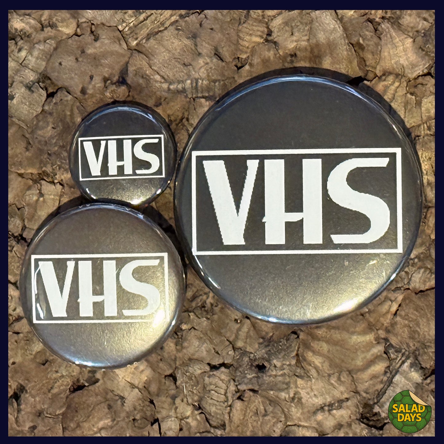 Rental Days -Button/Bottle Opener- VHS
