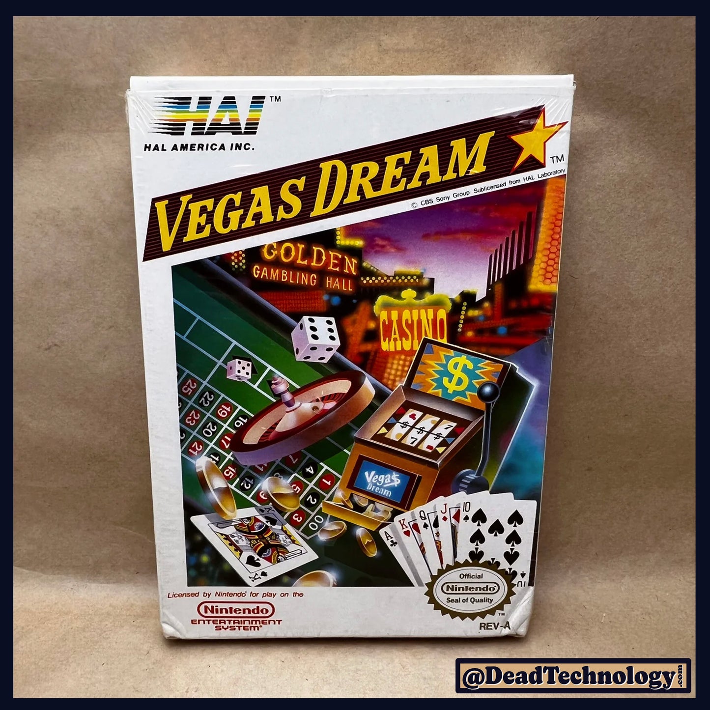 Vegas Dream Game -Nintendo Entertainment System- Complete