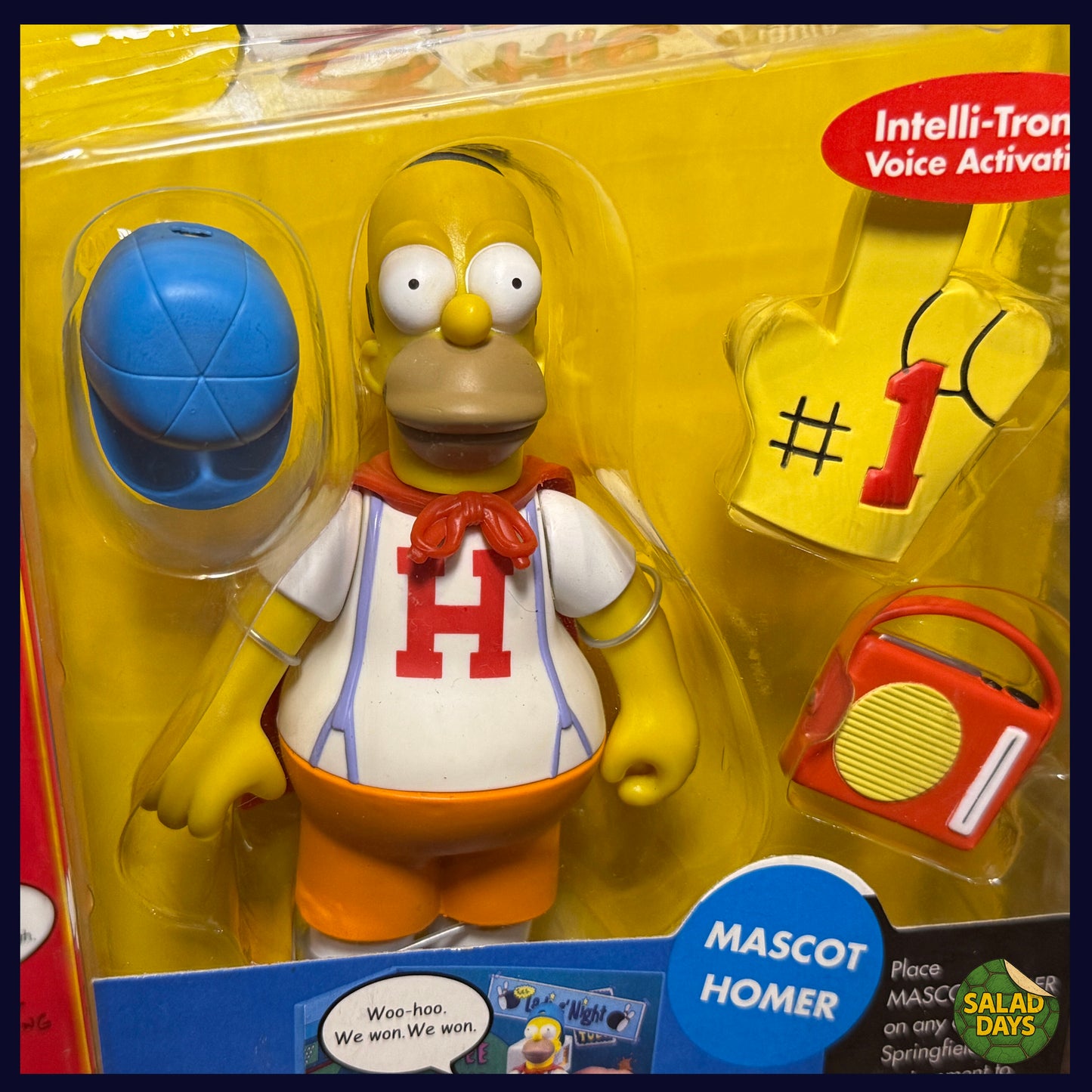 World of Springfield -Mascot Homer- Carded Action Figure
