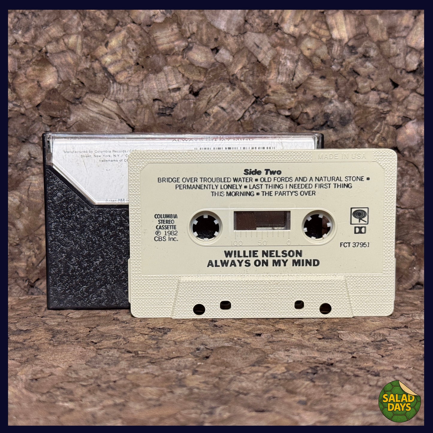 Willie Nelson -Cassette Tape- Always On My Mind