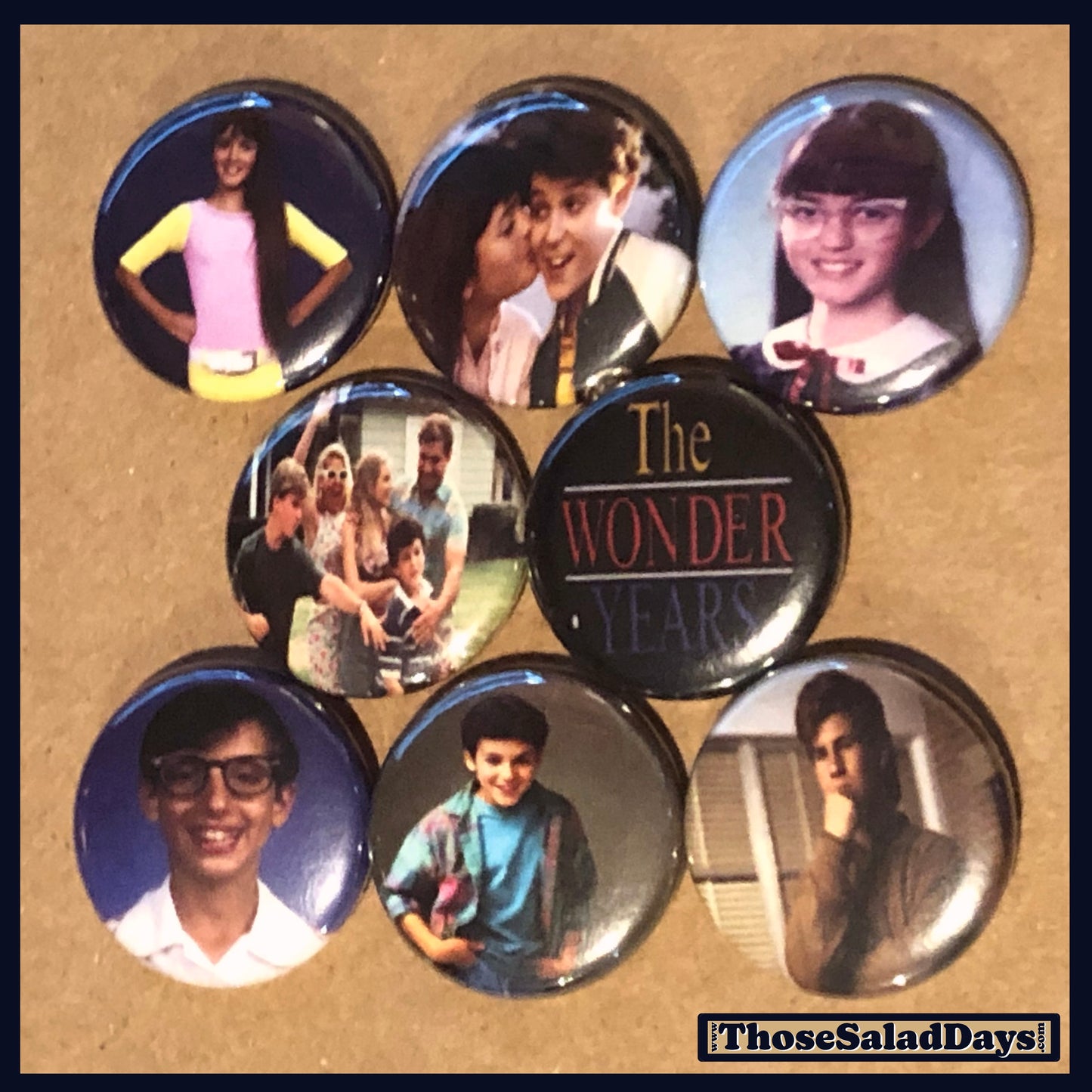 Wonder Years -Buttons- 8 Pack