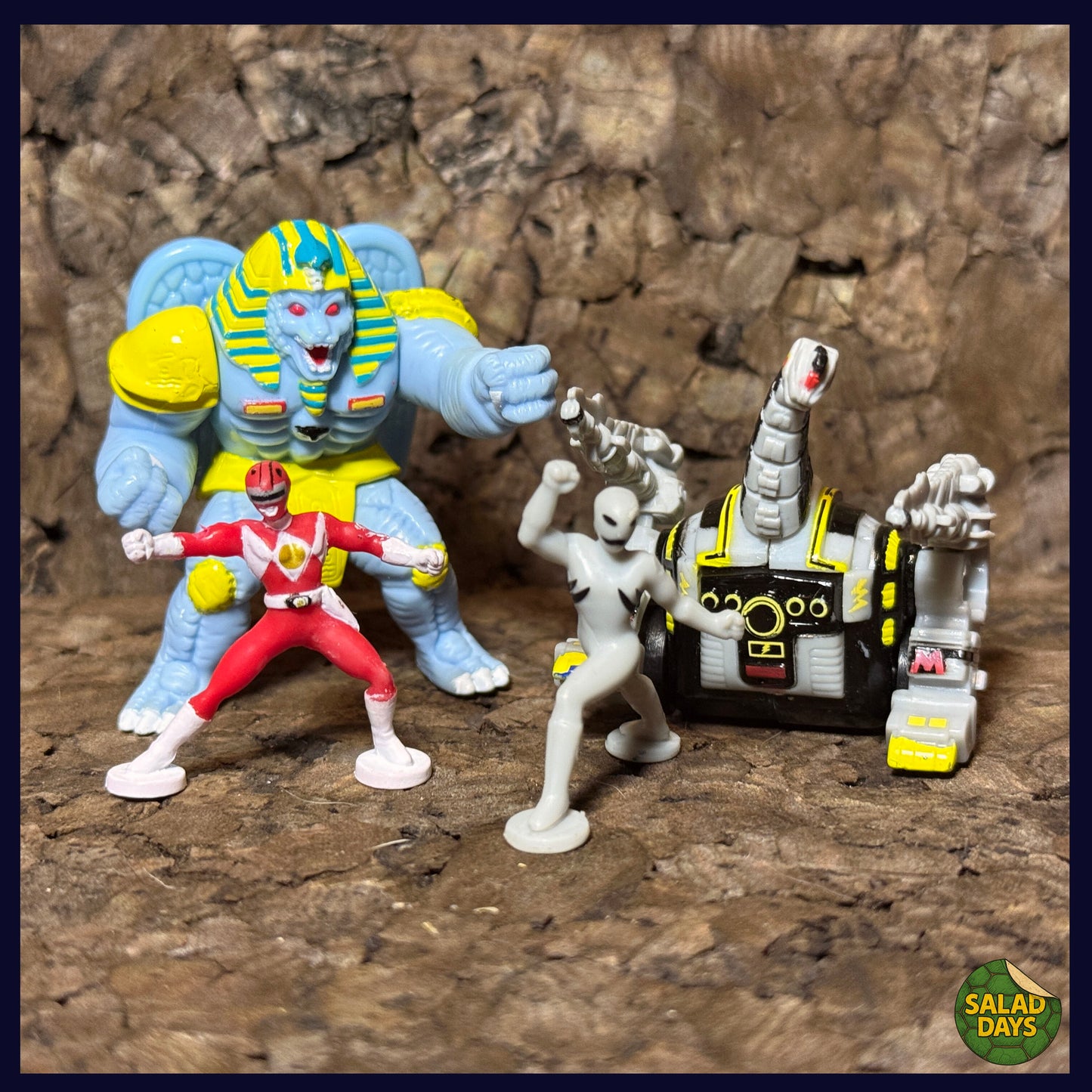 Mighty Morphin Power Rangers -Pack #1 Titanus vs King Sphinx- Micro Machines