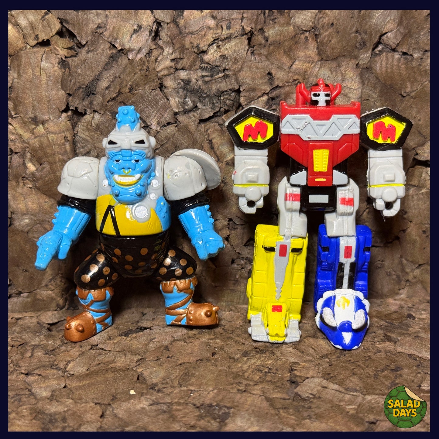 Mighty Morphin Power Rangers -Pack #3 Megazord vs Squatt- Micro Machines