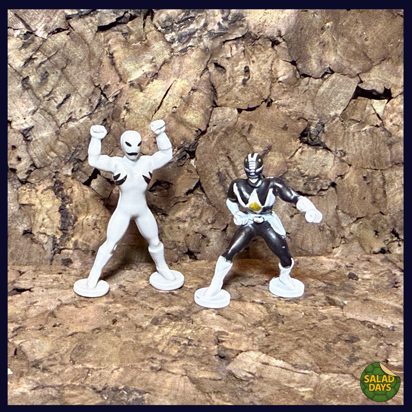 Mighty Morphin Power Rangers -Pack #3 Megazord vs Squatt- Micro Machines