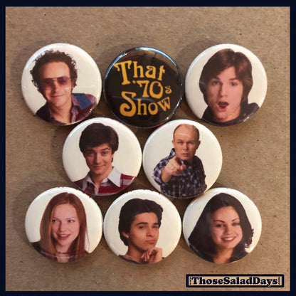 That 70s Show -Buttons- 8 Pack
