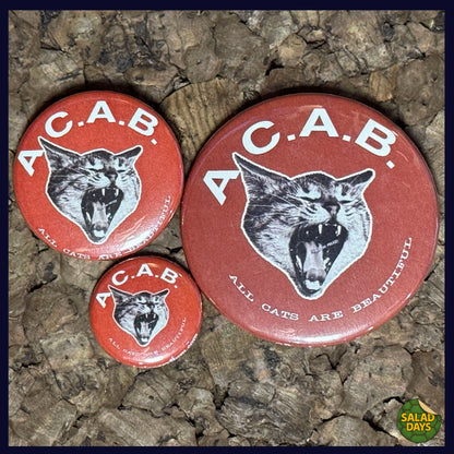 ACAB Kitty -Button/Bottle Opener-