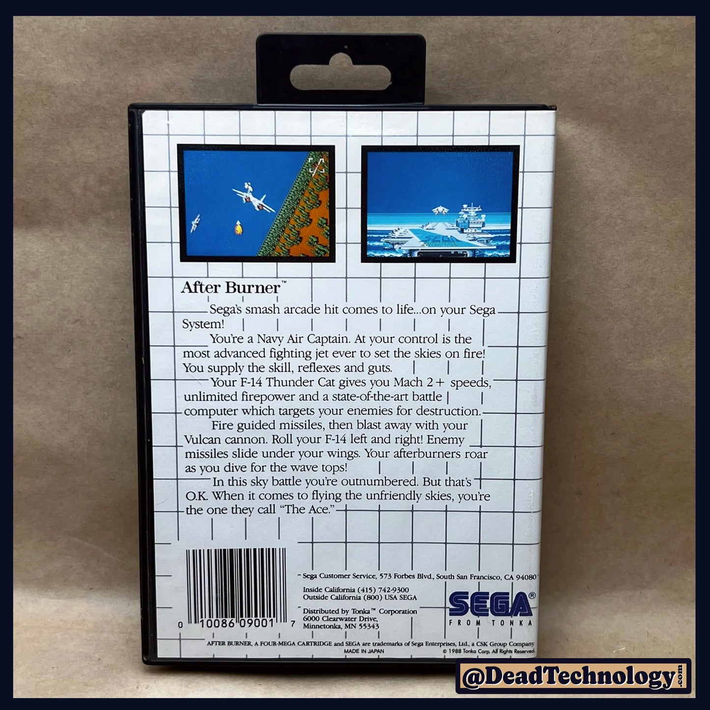After Burner -Sega Master System-