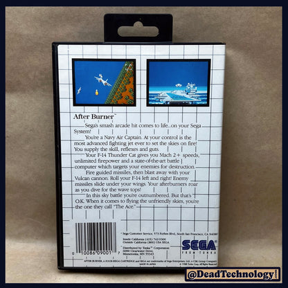 After Burner -Sega Master System-