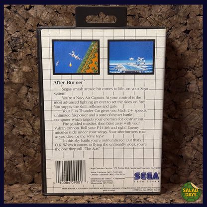 After Burner -Sega Master System-