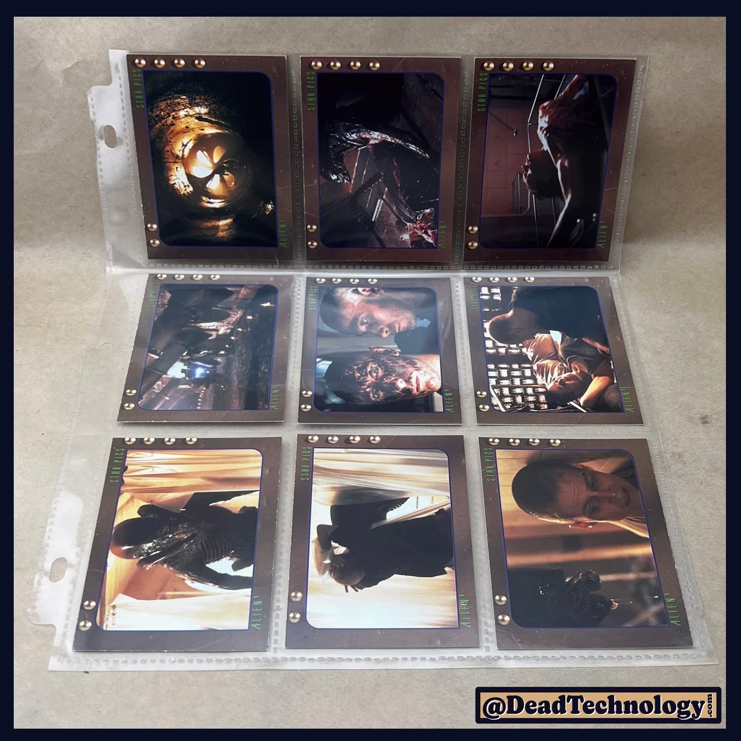 Aliens 3 -Trading Cards- Complete Set