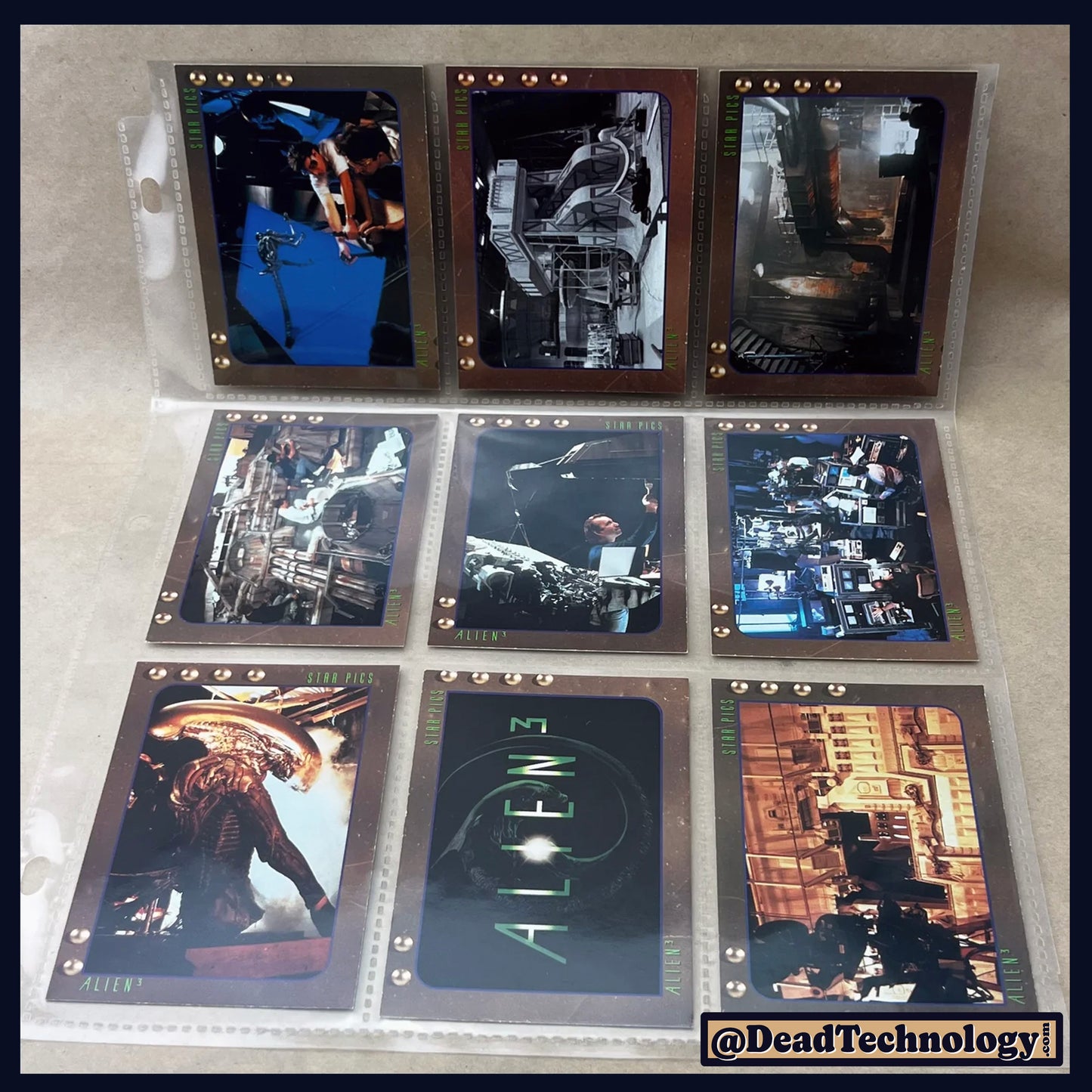 Aliens 3 -Trading Cards- Complete Set