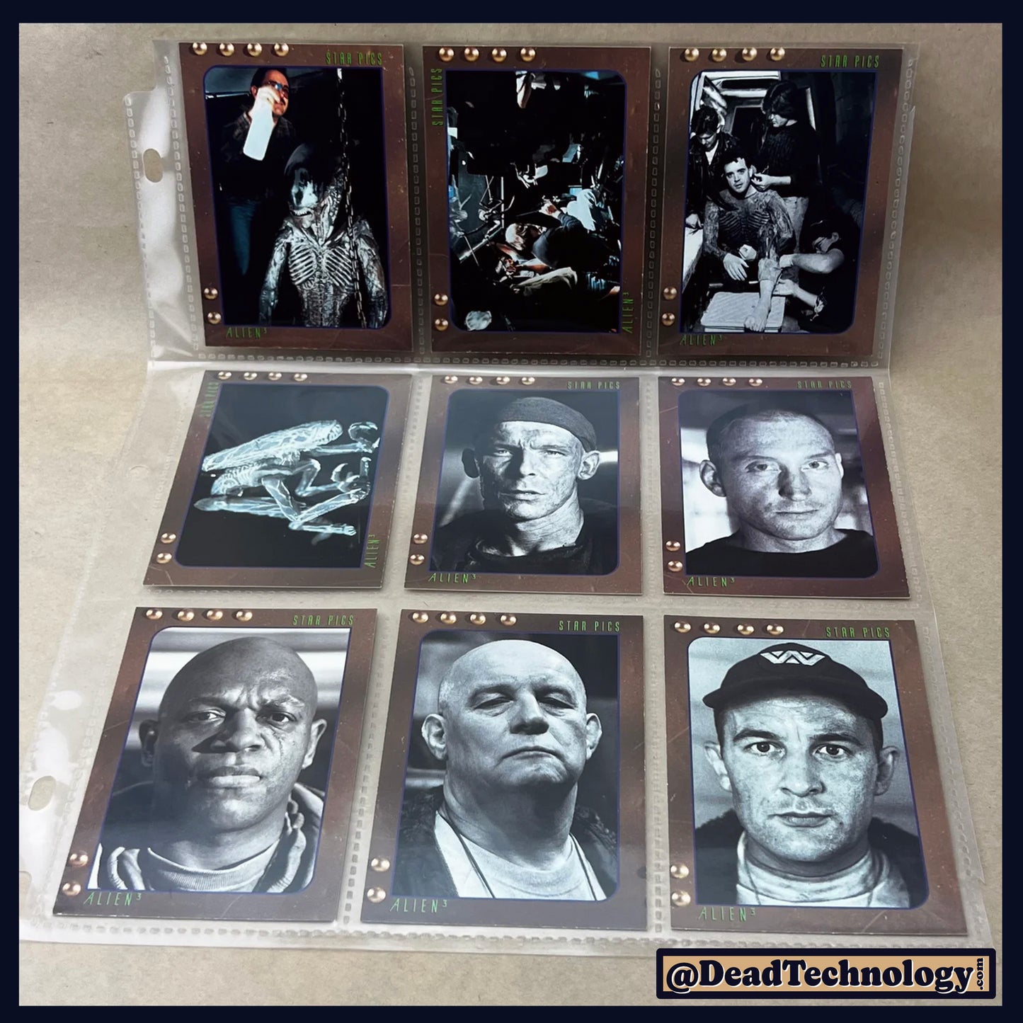 Aliens 3 -Trading Cards- Complete Set