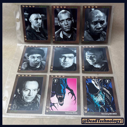 Aliens 3 -Trading Cards- Complete Set