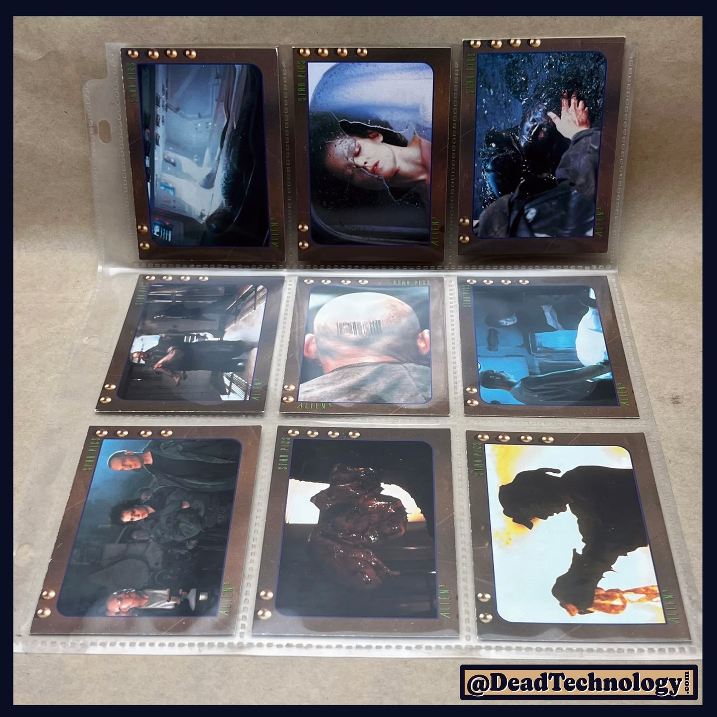 Aliens 3 -Trading Cards- Complete Set